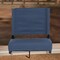 Emma and Oliver 500 lb. Rated Lightweight Stadium Chair with Handle & Ultra-Padded Seat